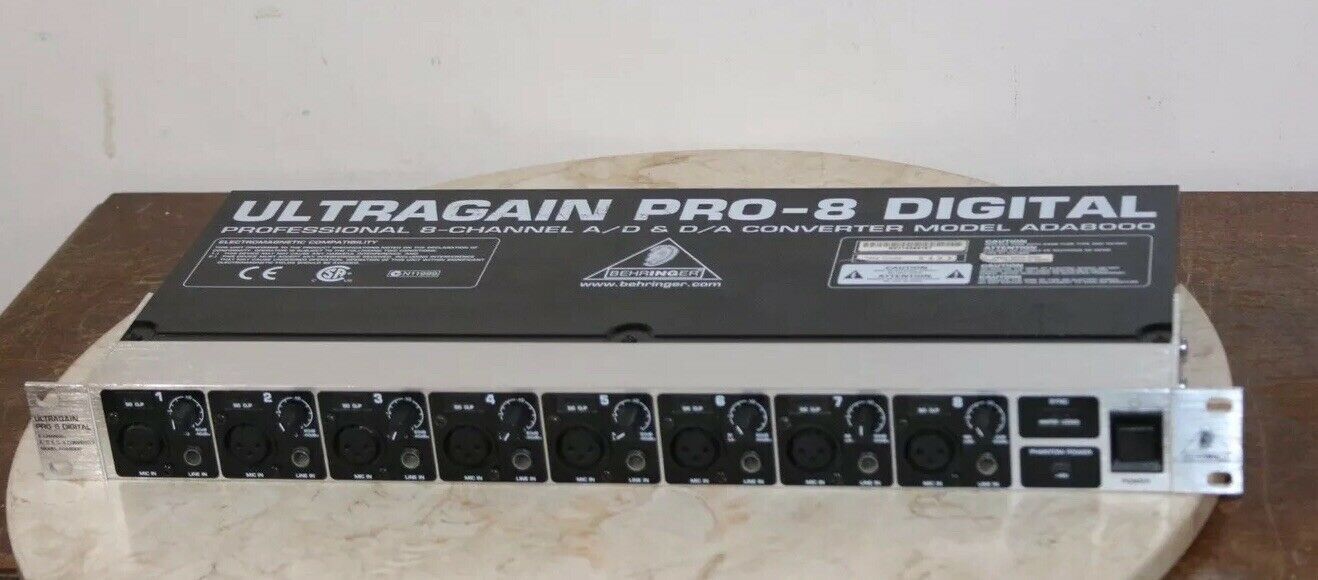 Behringer Ultragain Pro-8 Digital Ada8000...