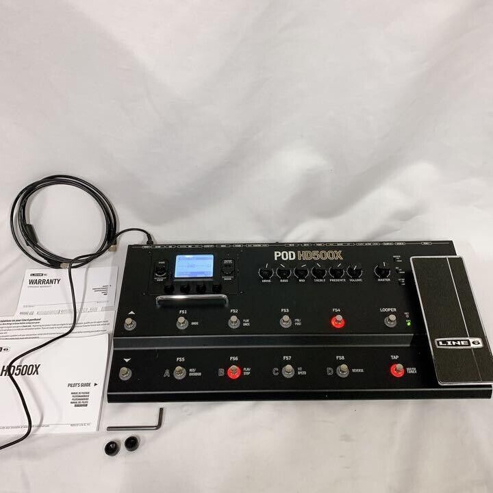 Line 6 Pod Hd500x Multi-effects Guitar Effect Pedal Tested